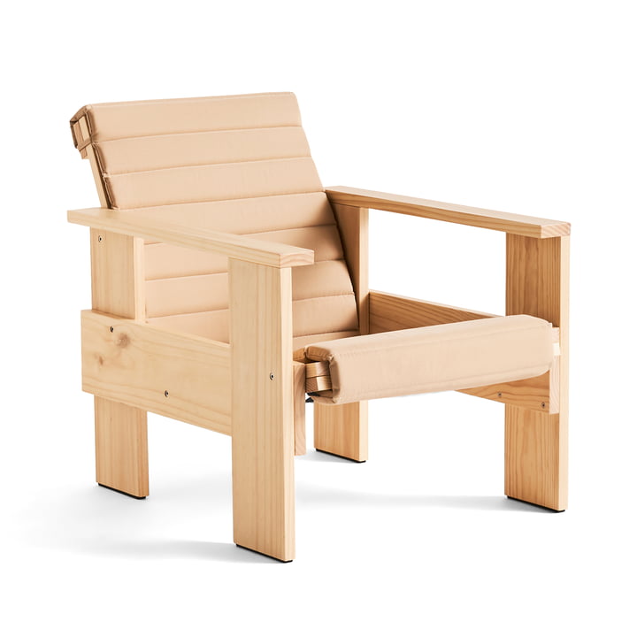 Coussin d'assise pour Crate Lounge Chair, L 130 cm, beige de HAY