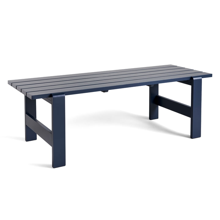 Weekday Table, L 230 cm, steel blue de Hay