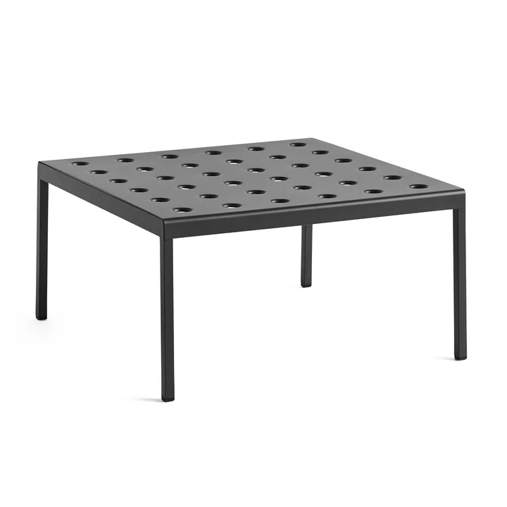 HAY - Balcony Table d'appoint, 75 x 76 cm, anthracite