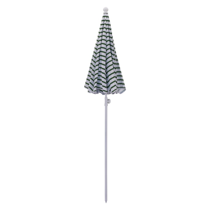 Oktogon Parasol, Ø 180 cm, vert / blanc de House Doctor