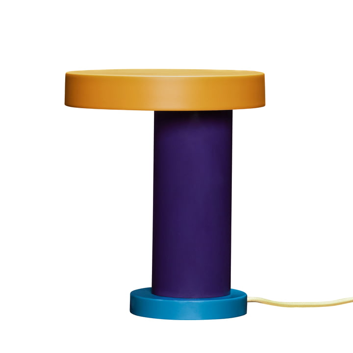 Magic Lampe de table LED, lilas / pétrole / orange / jaune de Hübsch Interior