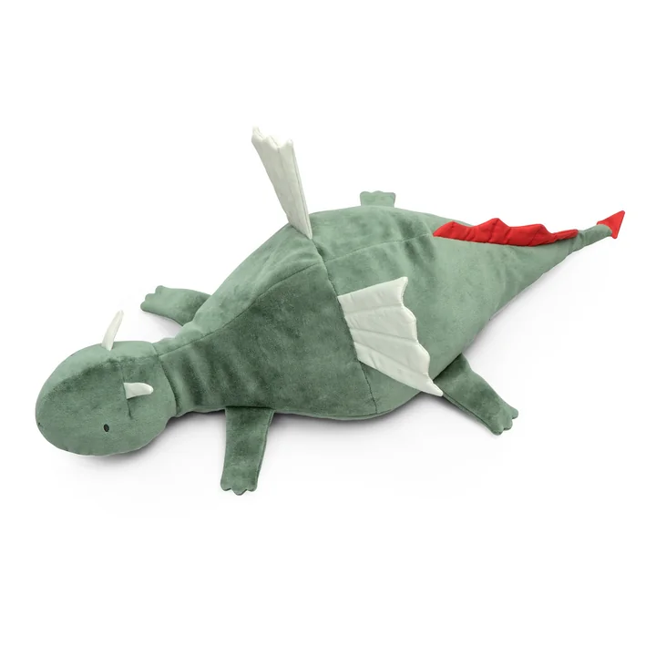 Doudou Blaze le dragon de Sebra dans la couleur verte