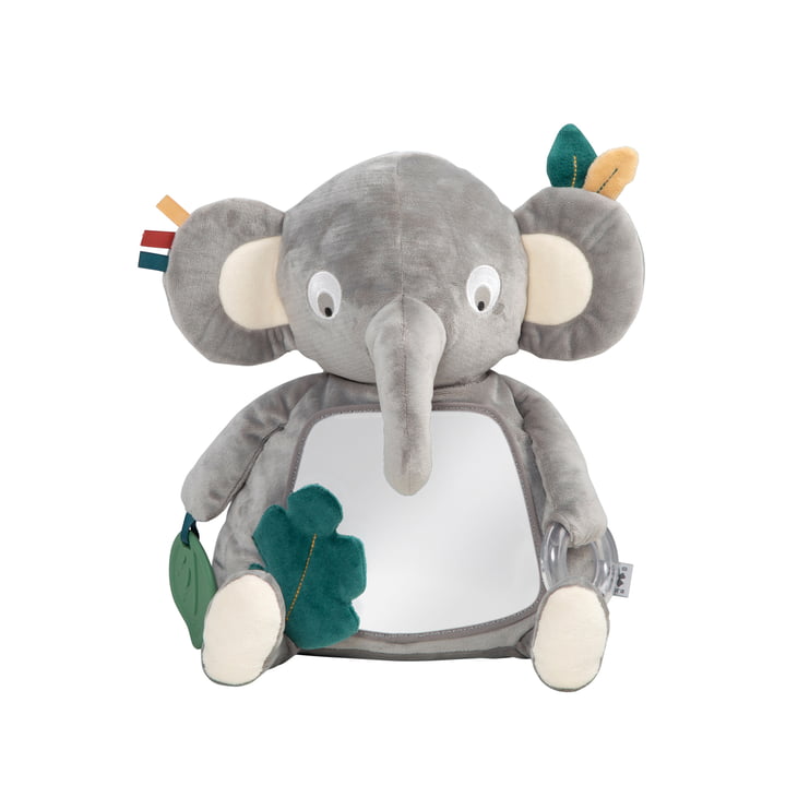Jouet d'activité Finley l'éléphant de Sebra dans la couleur grise