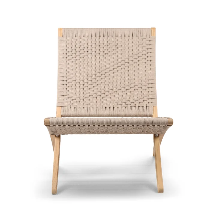 Carl Hansen - MG501 Cuba Chair Outdoor, teck non traité / sésame