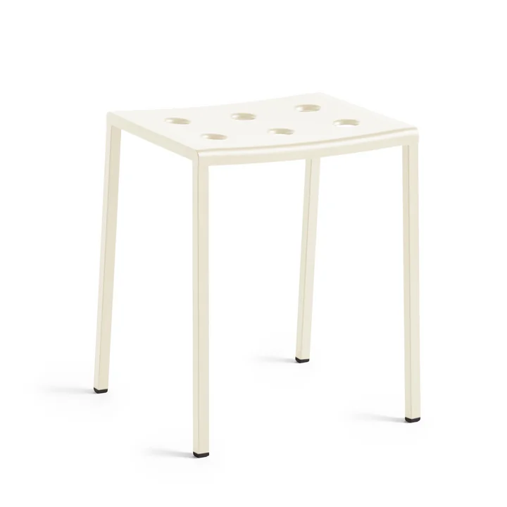 Balcony Tabouret, chalk beige de HAY