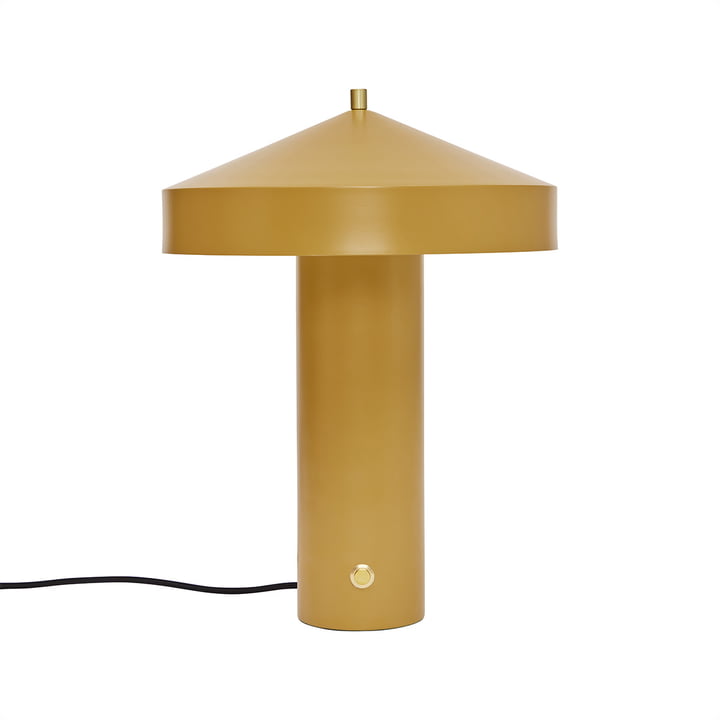 Hatto Lampe de table de OYOY en version safran mat