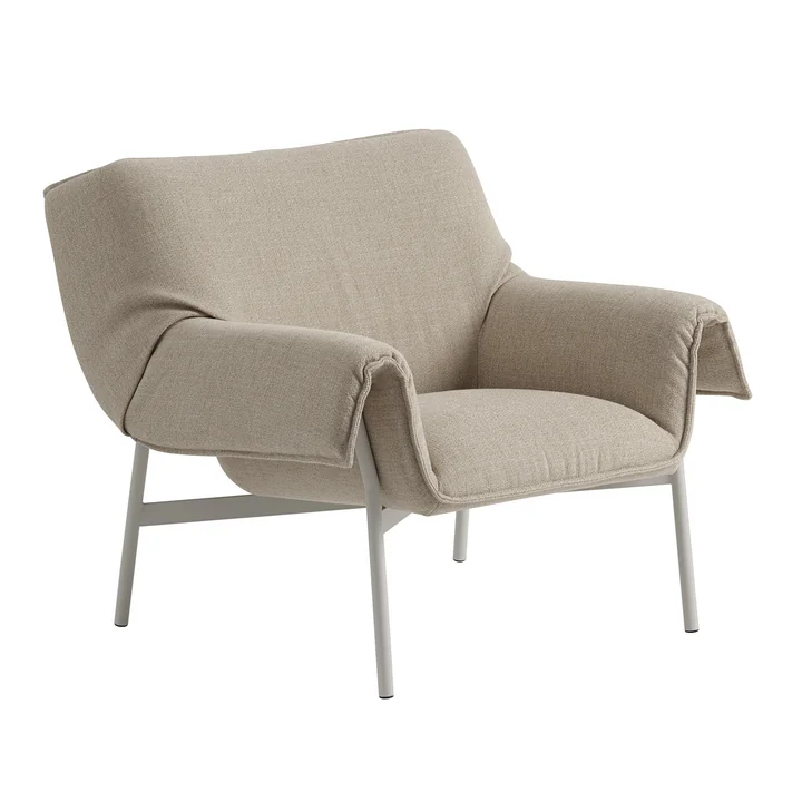 Wrap Fauteuil Lounge de Muuto dans la version Ecriture 240/Grey