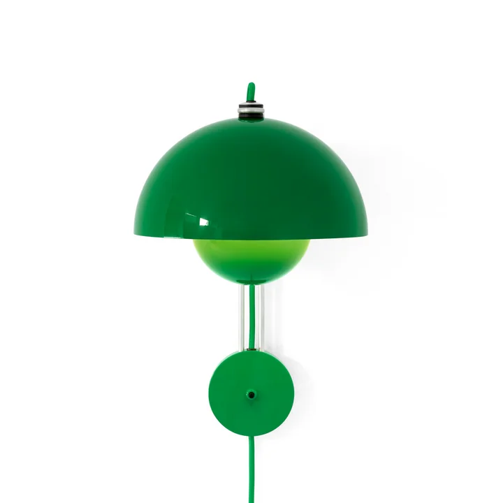 & Tradition - Flowerpot Applique murale VP8, vert signal