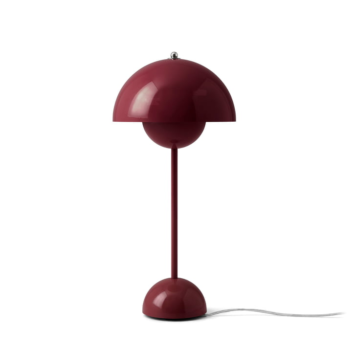 & Tradition - FlowerPot lampe de table VP3, prune foncée