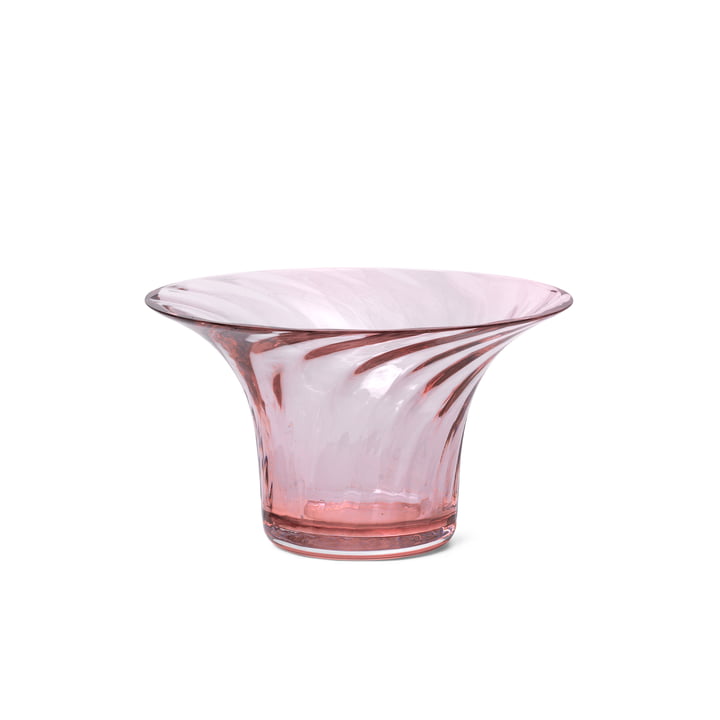 Filigrane Optic Anniversary Porte-bougie à chauffe-plat de Rosendahl dans la couleur blush