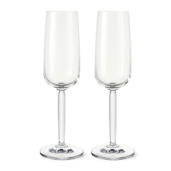 Hammershøi Flûte à champagne de Kähler , set de 2 pièces