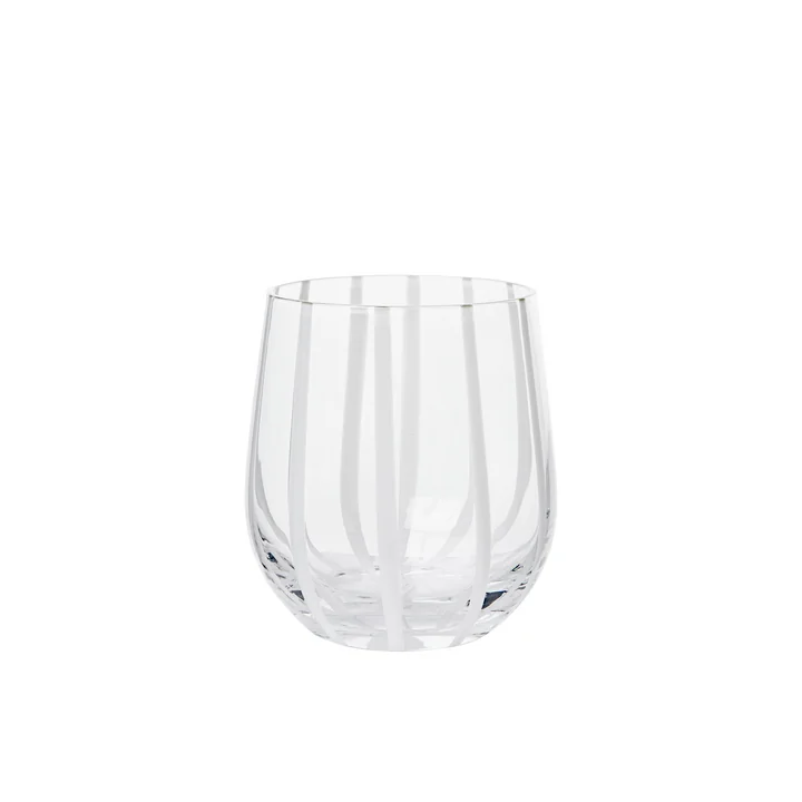 Broste Copenhagen - Stripe Verre à boire, H 10 cm