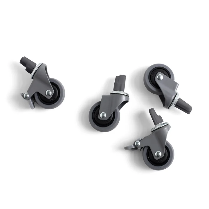 Colour Crate Rouleaux M, gris, lot de 4 de HAY