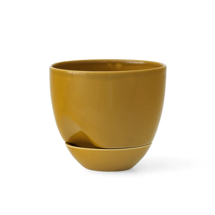 Hydrous Pot de plantes, Ø 12 cm, ocre de Audo