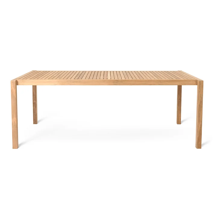 AH901 Table de jardin, 200 x 100 cm, teck non traité de Carl Hansen