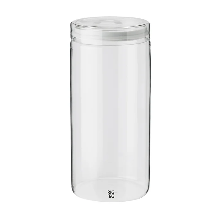 Store-It pot de rangement 1,5 l avec couvercle de Rig-Tig by Stelton en couleur gris clair