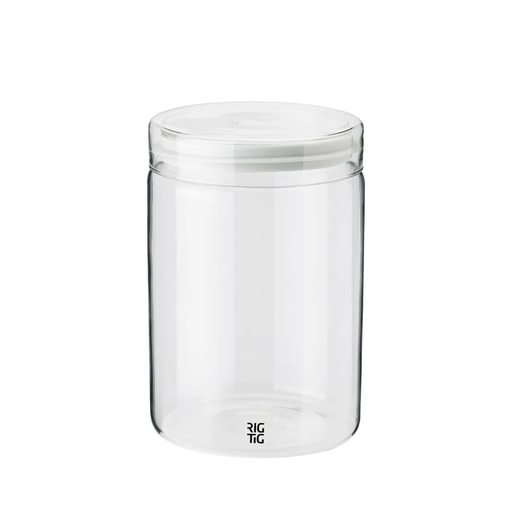 Store-It pot de rangement 1 l avec couvercle de Rig-Tig by Stelton en couleur gris clair