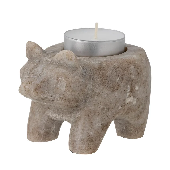 Bloomingville - Marcietta Porte-bougies à réchaud, naturel