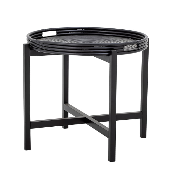 Bloomingville - Milli Table-plateau, Ø 60 cm, noir