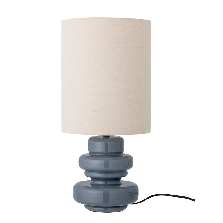 Bloomingville - Fabiola lampe de table, H 51 cm, bleu