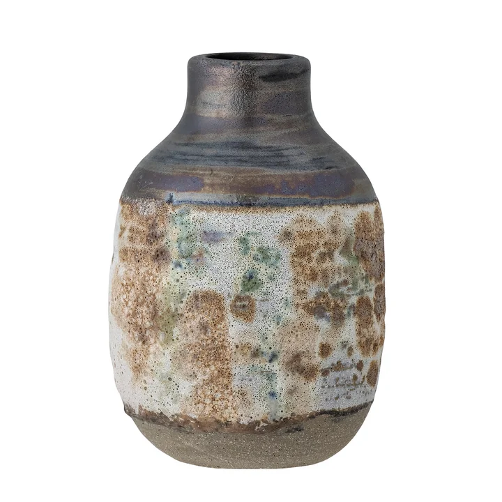 Bloomingville - Crina Vase, Ø 11 cm, brun