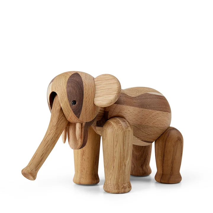Elefant Reworked Anniversary Mini de Kay Bojesen dans la version mixed wood