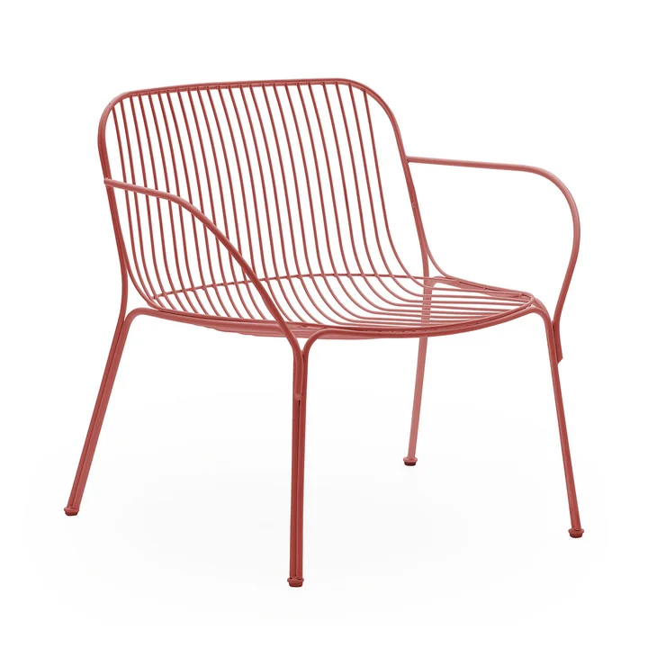 Hiray Lounge Chair, rouge rouille de Kartell