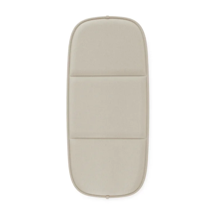 Coussin d'assise pour Hiray Canapé de jardin, 96 x 44 cm, écru de Kartell