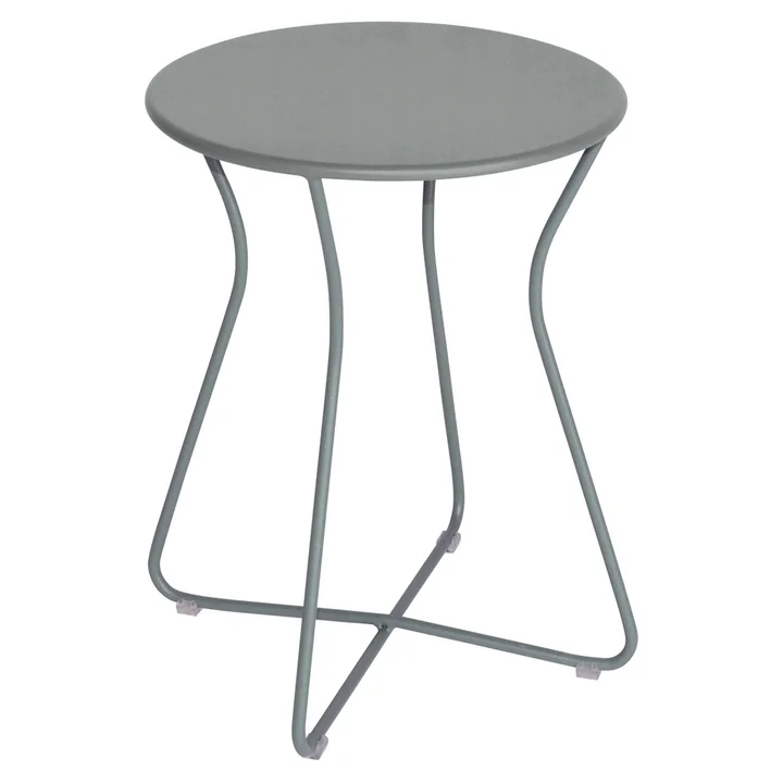 Cocotte Tabouret de Fermob dans la version gris lapilli