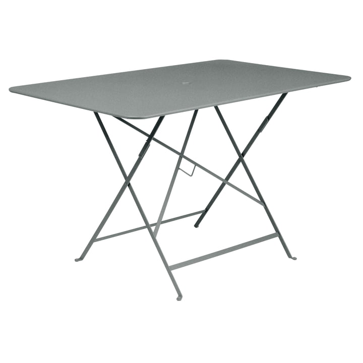 Fermob - Bistro Table pliante 117x77cm, gris lapilli