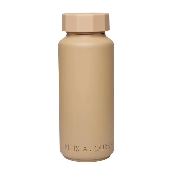 Bouteille thermos AJ Hot & Cold de Design Letters dans la version beige (édition spéciale)