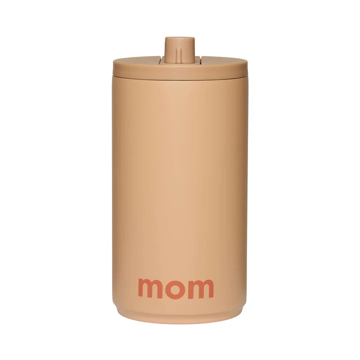 Travel Gobelet de Design Letters dans la version Mom and Dad / beige