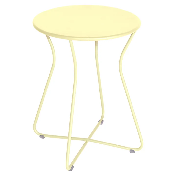 Cocotte Tabouret de Fermob en version sorbet citron