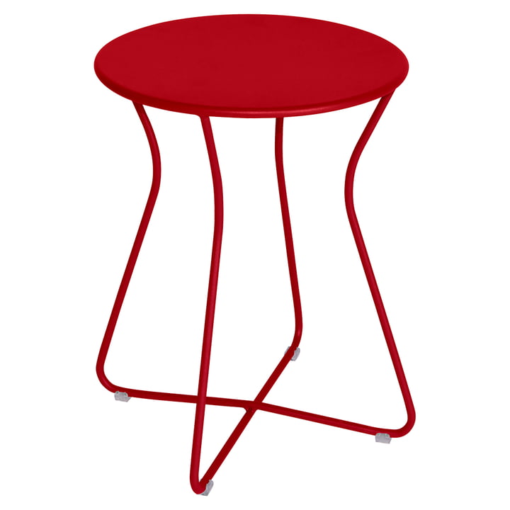 Cocotte Tabouret de Fermob dans la version rouge coquelicot