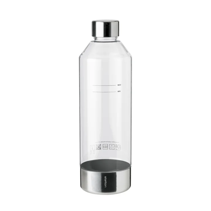 Brus Bouteille de gazéification d'eau de Stelton en version acier