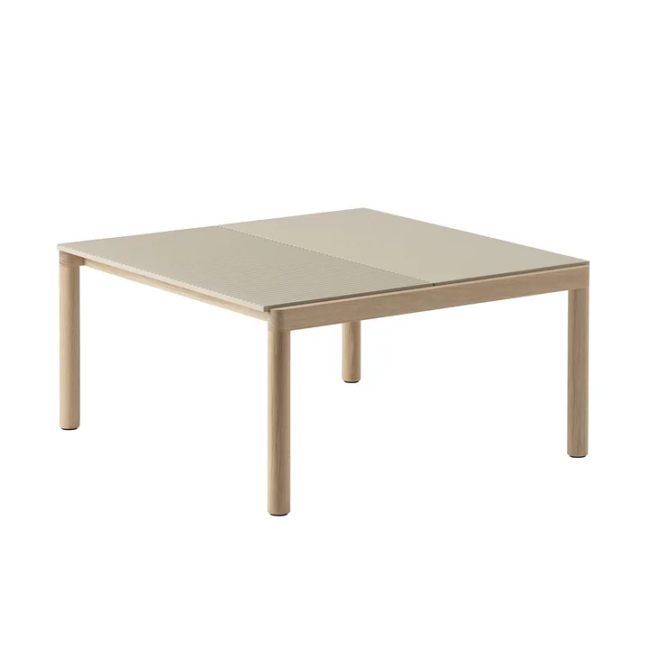 Couple Table basse de Muuto dans la version Sand/Oak