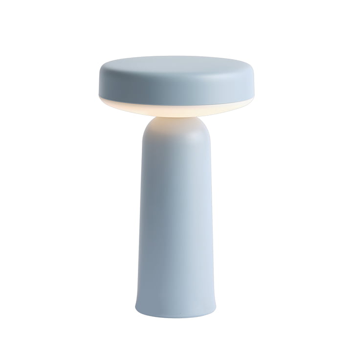 Ease Portable LED Outdoor Lampe à accu de Muuto en couleur bleu clair
