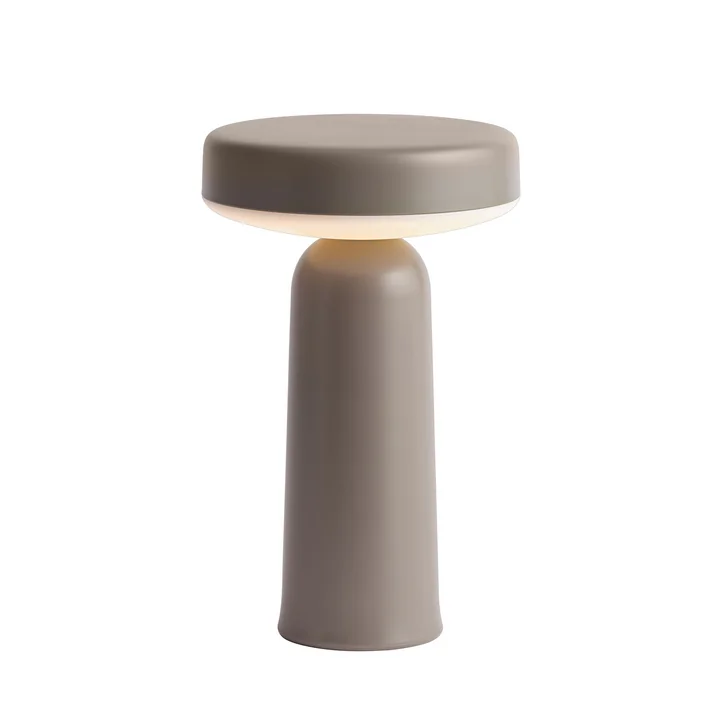 Ease Portable LED Outdoor Lampe à accu de Muuto dans la couleur taupe