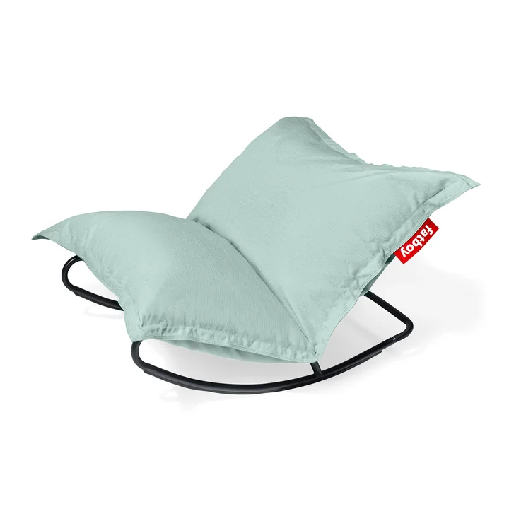 Fatboy - Set promotionnel : Rock 'n' Roll Lounge Chair, noir + Original Outdoor Sitzsack, seafoam