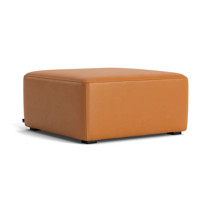 HAY - Mags Ottoman 02, cuir Sense Cognac