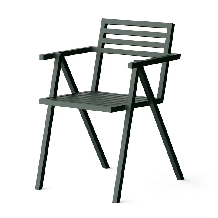 NINE - Outdoor Stacking Armchair, vert RAL 200 20 10