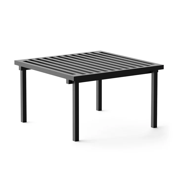 Outdoor Ottoman, noir (RAL 9011) de NINE