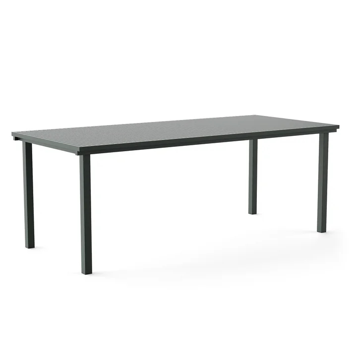 Dining Table, rectangulaire, 200 x 90 cm, vert (RAL 200 20 10) de NINE
