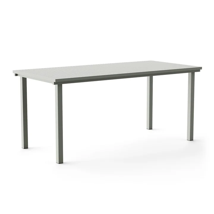 Dining Table, rectangulaire, 167 x 80 cm, grise (RAL 120 70 05) de NINE