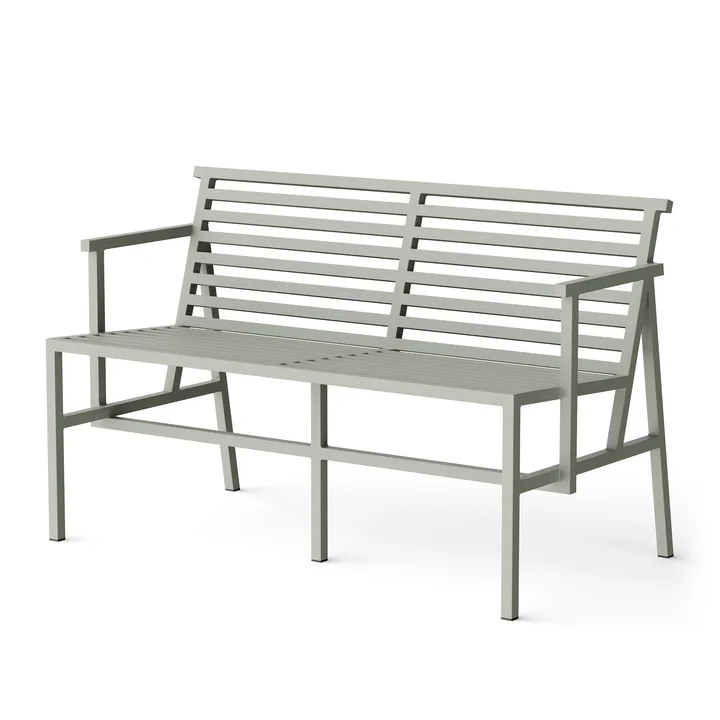 Dining Banc de jardin 125 x 75 cm, gris (RAL 120 70 05) de NINE