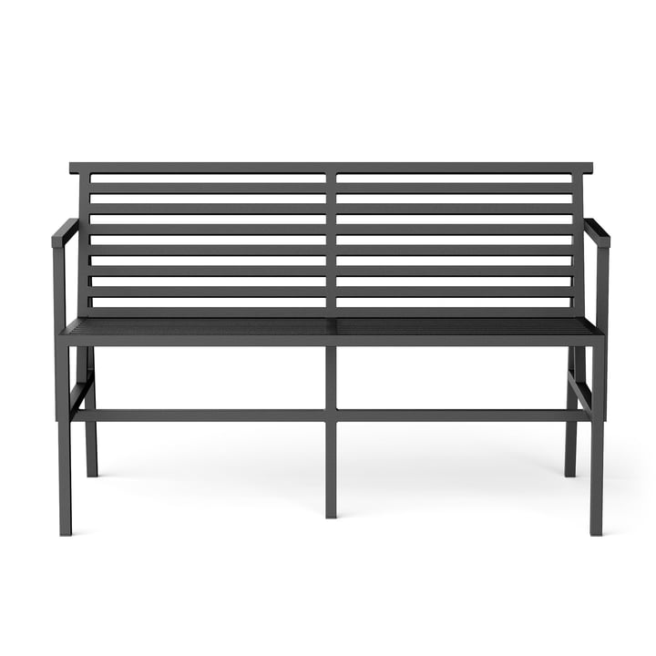 Dining Banc de jardin 125 x 75 cm, noir (RAL 9011) de NINE