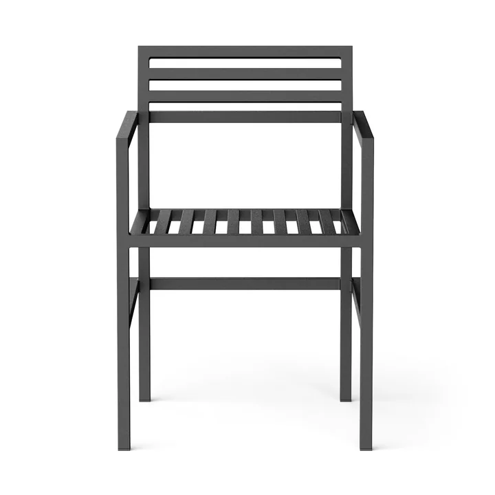 Outdoor Dining Armchair, noir (RAL 9011) de NINE