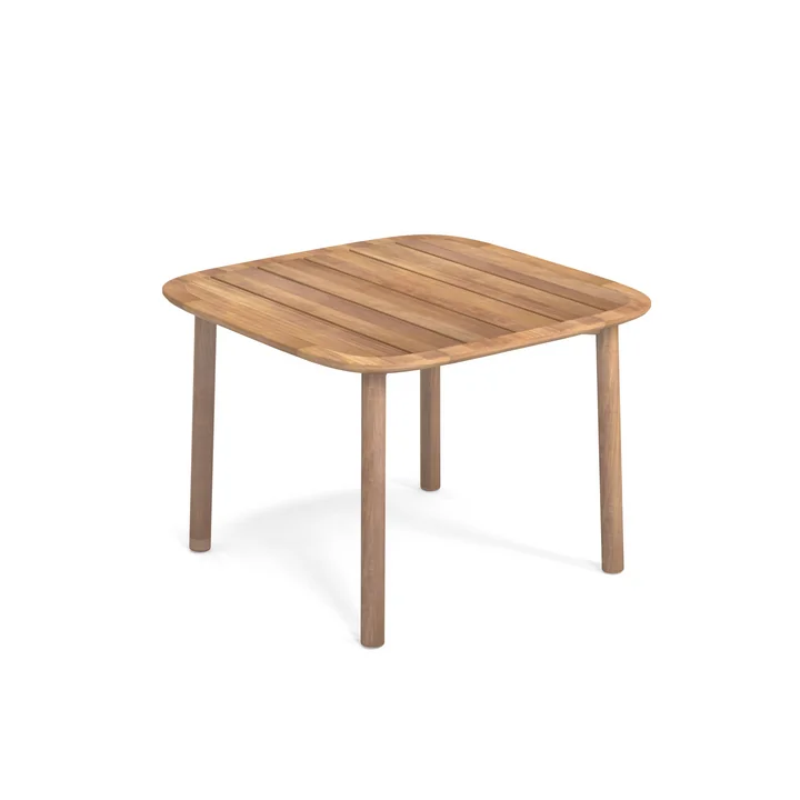 Emu - Twins Table de jardin, teck, 105 x 105 cm