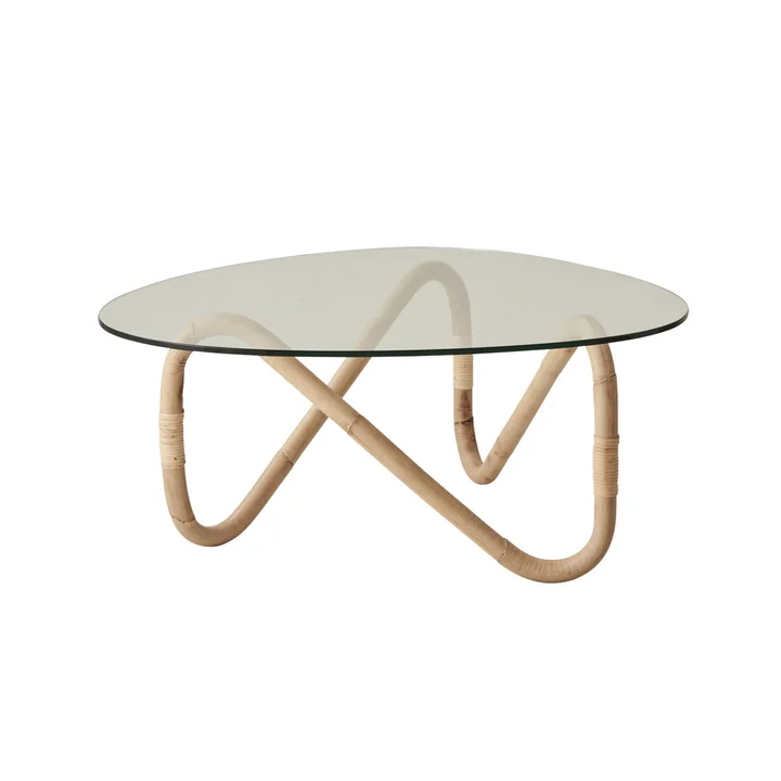 Cane-Line - Wave Table basse Outdoor, natural / claire