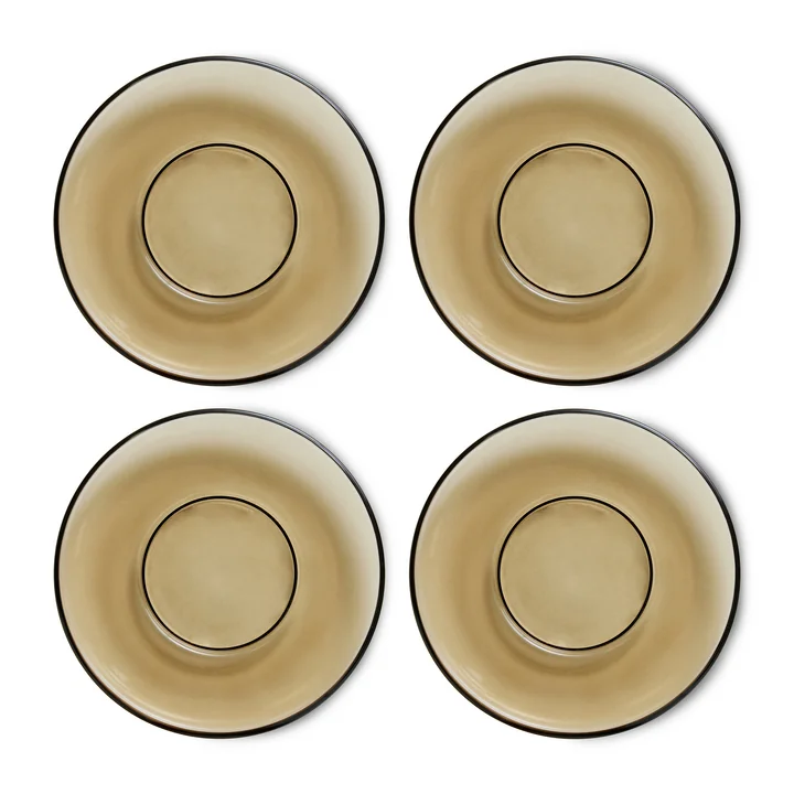 70's Soucoupes, mud brown (set de 4) de HKliving